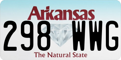 AR license plate 298WWG