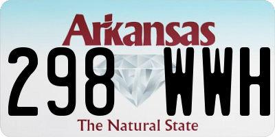 AR license plate 298WWH