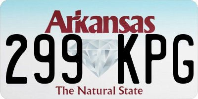 AR license plate 299KPG