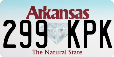 AR license plate 299KPK