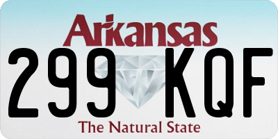 AR license plate 299KQF