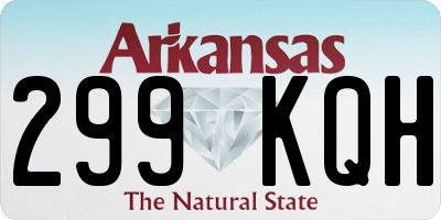 AR license plate 299KQH