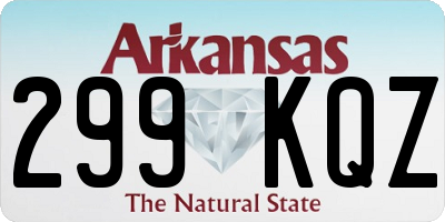AR license plate 299KQZ