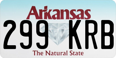AR license plate 299KRB