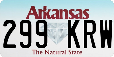 AR license plate 299KRW