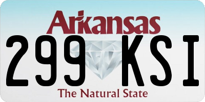 AR license plate 299KSI