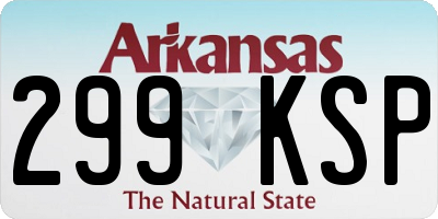 AR license plate 299KSP