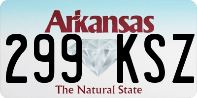 AR license plate 299KSZ