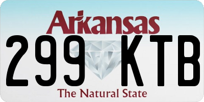 AR license plate 299KTB