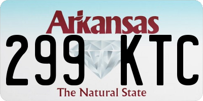 AR license plate 299KTC