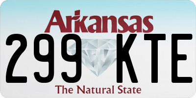 AR license plate 299KTE