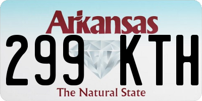 AR license plate 299KTH