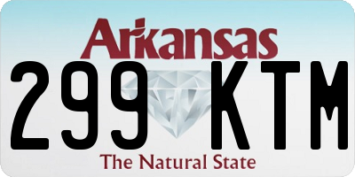 AR license plate 299KTM