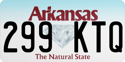 AR license plate 299KTQ