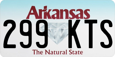 AR license plate 299KTS