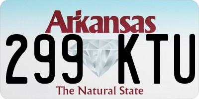 AR license plate 299KTU