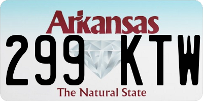 AR license plate 299KTW