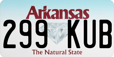AR license plate 299KUB
