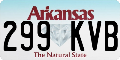 AR license plate 299KVB