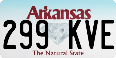 AR license plate 299KVE