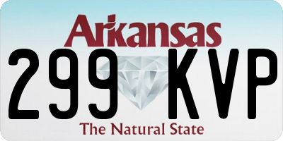 AR license plate 299KVP
