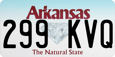 AR license plate 299KVQ