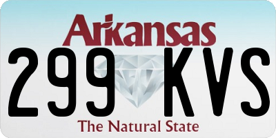 AR license plate 299KVS