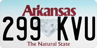 AR license plate 299KVU