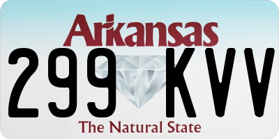 AR license plate 299KVV