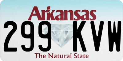 AR license plate 299KVW