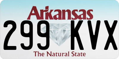 AR license plate 299KVX