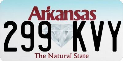 AR license plate 299KVY