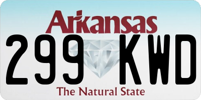 AR license plate 299KWD