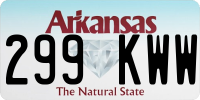 AR license plate 299KWW