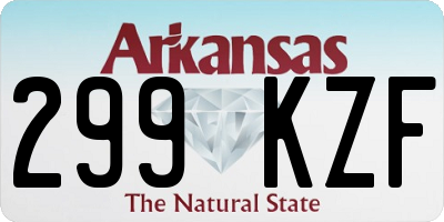 AR license plate 299KZF