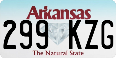 AR license plate 299KZG