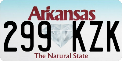 AR license plate 299KZK