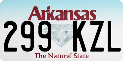 AR license plate 299KZL