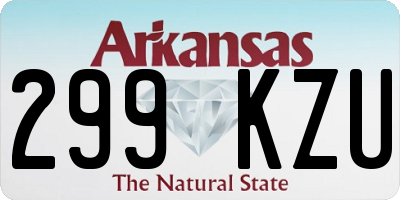 AR license plate 299KZU