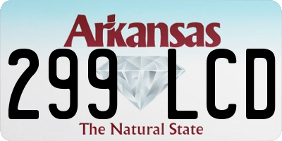AR license plate 299LCD