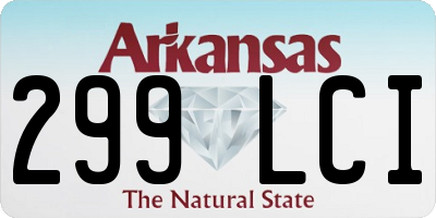 AR license plate 299LCI