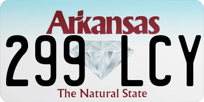 AR license plate 299LCY