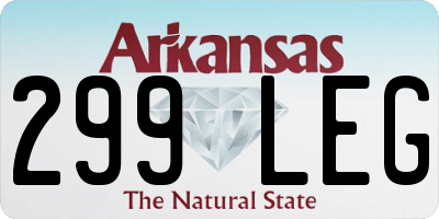 AR license plate 299LEG