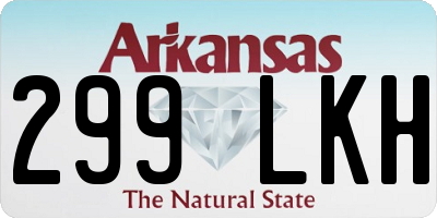 AR license plate 299LKH