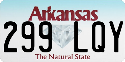 AR license plate 299LQY