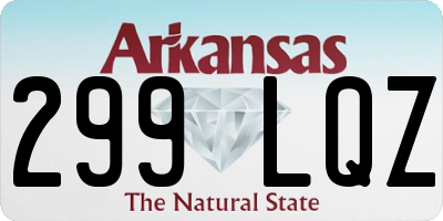 AR license plate 299LQZ