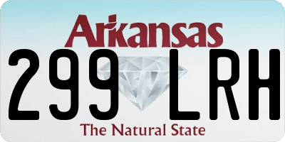 AR license plate 299LRH