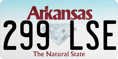 AR license plate 299LSE