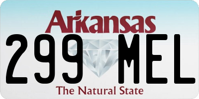 AR license plate 299MEL