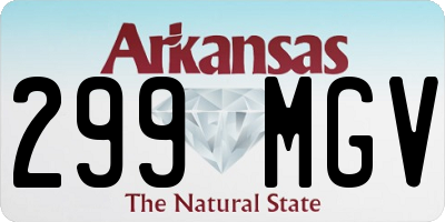 AR license plate 299MGV
